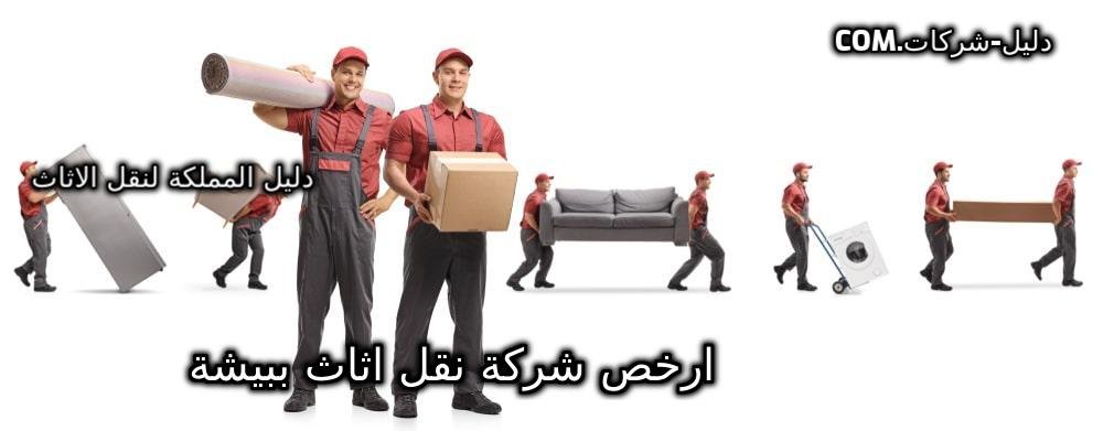 ارخص شركة نقل اثاث ببيشة