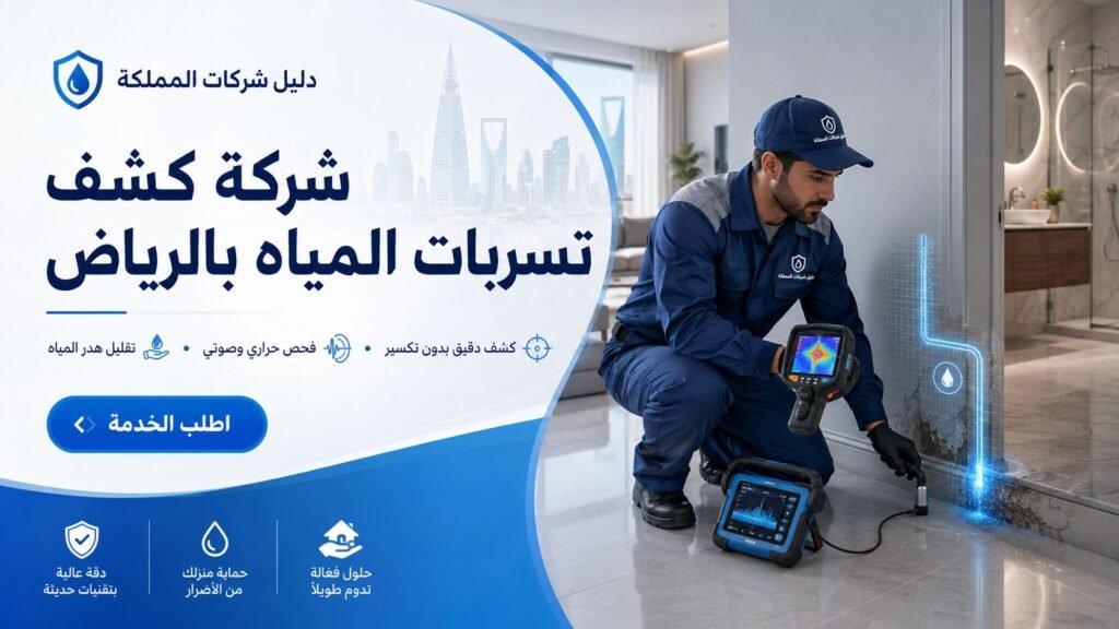 كشف تسربات المياه بالرياض