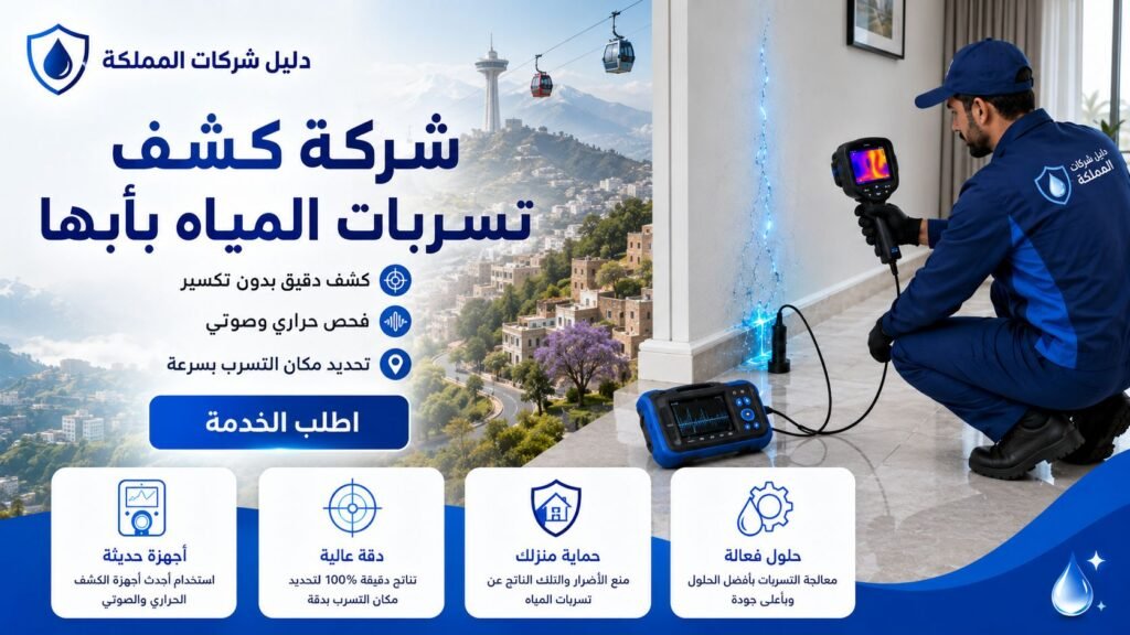 كشف تسربات المياه بابها